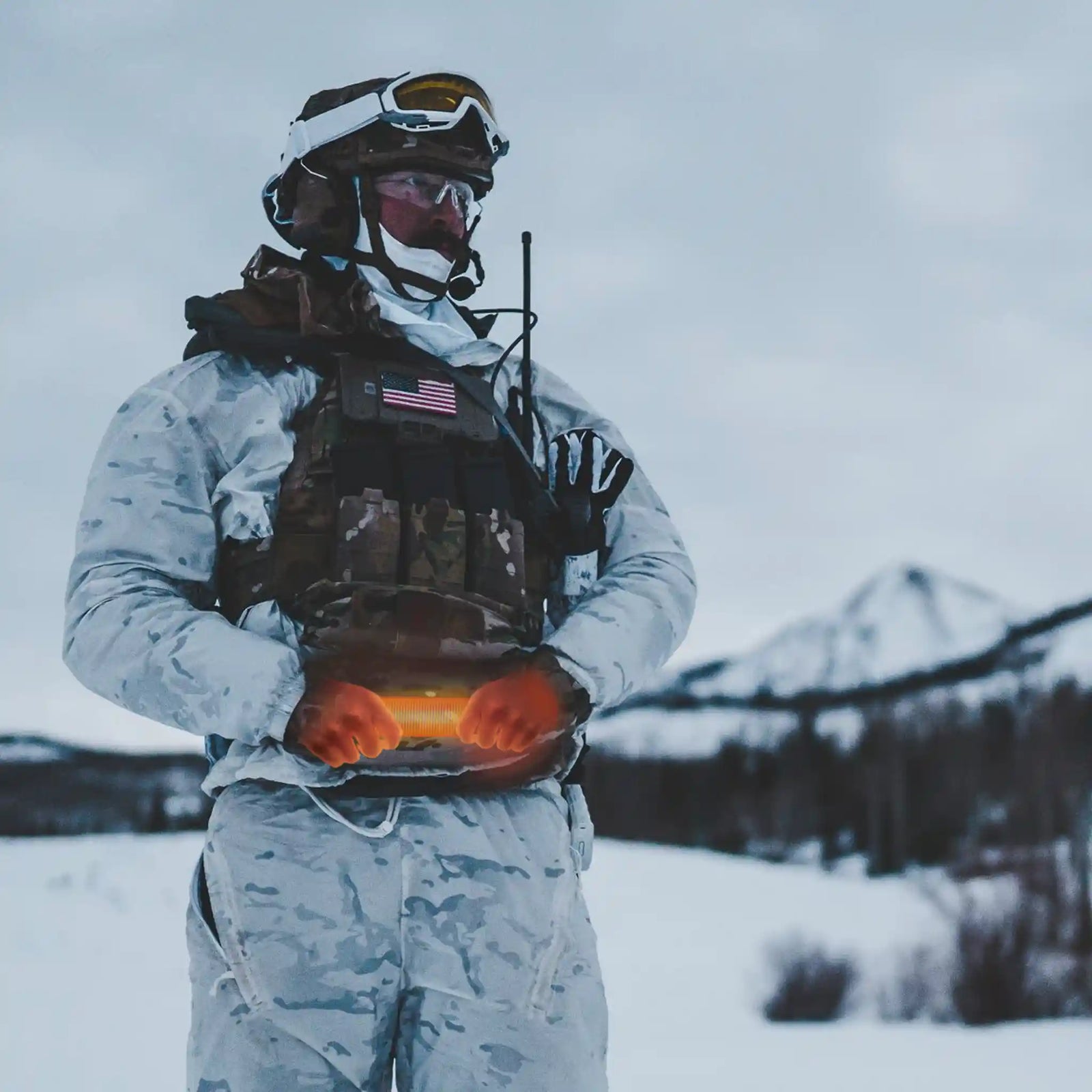Athletes celebrating on the field